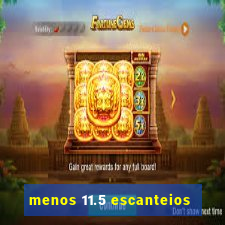 menos 11.5 escanteios